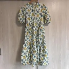 花柄 半袖シャツワンピース　ポール&ジョー　ユニクロ　コラボ