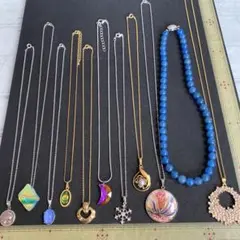 まとめ売りアクセサリーs7☆ネックレス11点オークション