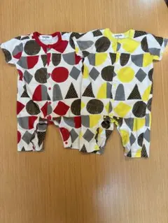 cucciolo ロンパース 60cm・70cm 2枚セット 双子 お揃い
