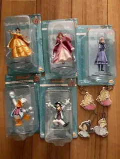 ディズニー　プリンセス　フィギュア　ラバーストラップ　アクリル　まとめ売り