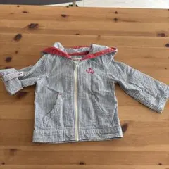 CHEROKEE ストライプ柄 フード付きアウター 80