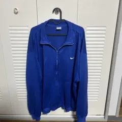 NIKE 青 90s 白タグ　レトロジャージ