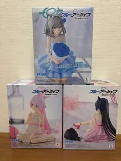 ブルーアーカイブ　フィギュア3点セット
