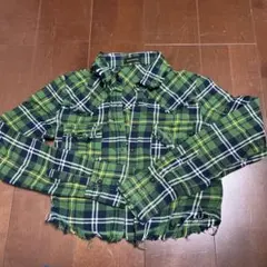 ☆EGOIST（エゴイスト）☆クロップドチェックシャツ☆