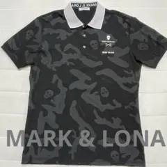 MARK&LONA メンズ 半袖ポロシャツ スカル柄 ホワイト M - メルカリ