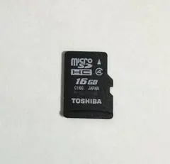 東芝　16GB マイクロSDメモリーカード