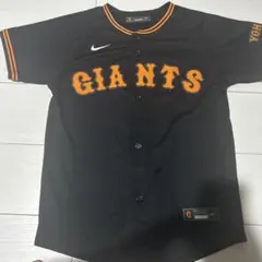 坂本勇人選手6番　NIKE 読売ジャイアンツ ユニフォーム ブラック キッズMのサムネイル