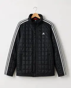 adidas キルティングジャケット 中綿ジャケット 3ライン Y2K テック