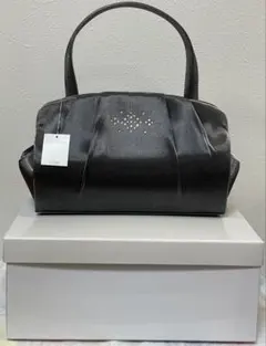 【箱有新品】東京ソワール TOKYO SOIR ハンドバッグ グレー フォーマル