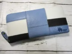 新品 財布 レディース 長財布 ラウンド moz モズ 本革 パッチワーク BUのサムネイル
