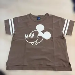 ディズニーミッキーマウス Tシャツ ブラウン②⑦のサムネイル