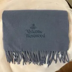 Vivienne Westwood ウールマフラー オーブロゴ フリンジ