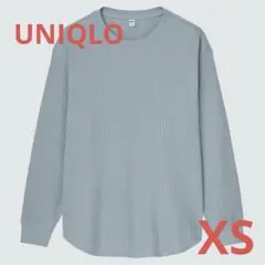 き*ら様 UNIQLO ワッフルクルーネックT（長袖） グリーン XS