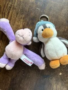 NICI ぬいぐるみ キーホルダー 2点セットのサムネイル
