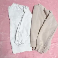 セット売り⭐️ホワイト・ベージュ スウェット Sサイズ