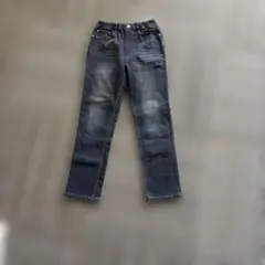 キッズ デニムパンツ 160cm ウエストゴム