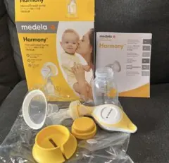 medela 手動母乳搾乳器 クリア/イエロー