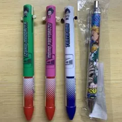 ヒロアカ　僕のヒーローアカデミア　シャーペン　ボールペン　4点セット