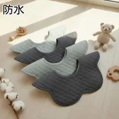 ベビースタイ防水よだれかけ360度ベビー服女の子男の子ベビービブベビー用品bb◎