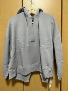 新品　Vis ビス　パーカー　フリーサイズ　パープル　紫　裏起毛　バックスリット