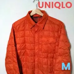 UNIQLO ユニクロ ウルトラライトダウン シャツ ジャケット オレンジ M