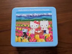 郵便局限定キティ缶入りレターセット富山県　Hello Kittyケース