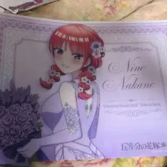 五等分の花嫁 ラウンドワン B4ビジュアルマット、チケットセット 四葉