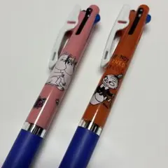 ムーミン　リトルミイ　ジェットストリーム　3色ボールペン　２本セット　新品