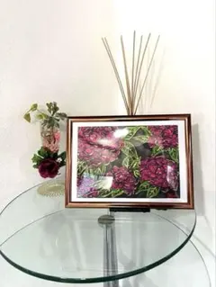 レッドフラワー✿ 額縁付き！