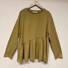 レディース　AMERICAN HOLIC からし色の長袖 トップス　Lサイズ