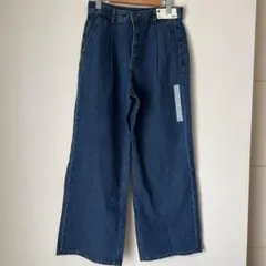 yuzu様専用新品タグ付きGUデニムタックトラウザーL