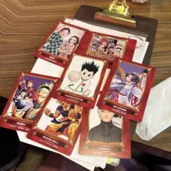 キャラクターカード 6枚セット　ジャンプフェア　カード　アニメイト
