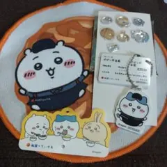ちいかわ☆松屋(コラボ)　ハチワレ(キーホルダー)ちいかわ(タオル)