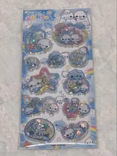【新品未開封】あわわちゃん　スパンコールパーティーシール