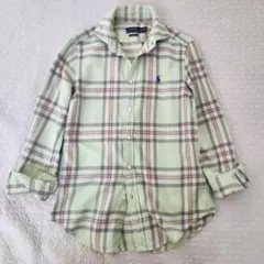 ２２年モデル★ラルフローレン　ネルシャツ　シャツ　ブラウス　パステル