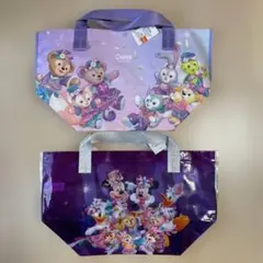 【新品タグ付】香港ディズニー 20周年 エコバッグ ダッフィー リーナベル