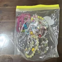 ビーズセット 多色 プラスチック ガラス