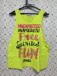 Zumba イエロー タンクトップ