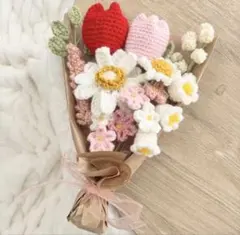 【 29 】即購入◎ 毛糸の花束 枯れない花束 卒業式 記念日 プレゼント