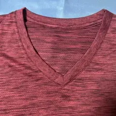 Lサイズ Vネック ノースリーブ Tシャツ パープル系　メンズ