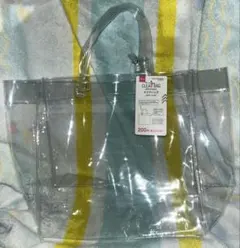 【4月限定特価】ダイソー　クリアバッグ　内ポケット付き