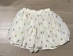 LDS アイスクリーム柄 ホワイトキュロットのサムネイル