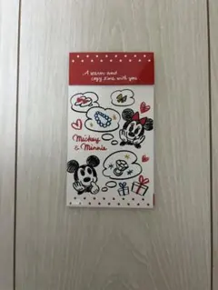 【新品未使用】ディズニー ミッキー ミニー メモ 文房具