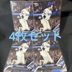 大谷翔平 topps now 400塁打記念カード　ドジャース