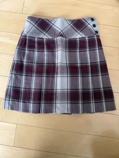 EASTBOY チェックプリーツスカート