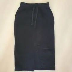 【ZARA】裏起毛タイトスカート 後スリットMsize