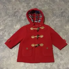 ダッフルコート　赤