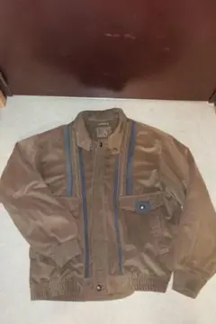 90S vintage デザインブルゾン　古着　メンズM 短丈