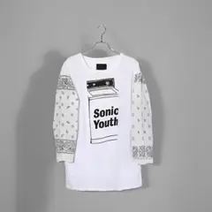 WEYEP Sonic Youth 再構築 バンダナ リメイク Tシャツのサムネイル