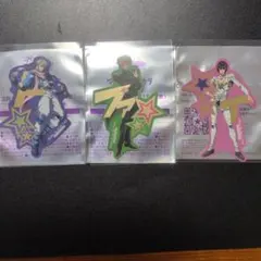 ジョジョの奇妙な冒険×マツキヨ　ステッカー　シーザー、花京院典明、ブチャラティ